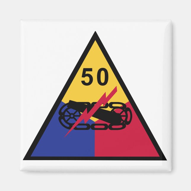50th Armored Division Magnet (Front)