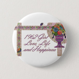 50th Birthday, 1962 Button