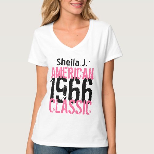 50th Birthday 1966 or ANY YEAR American Classic T_Shirt