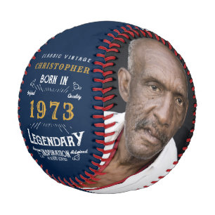 50th Birthday 1973 Monogram Photo Legendary Baseball