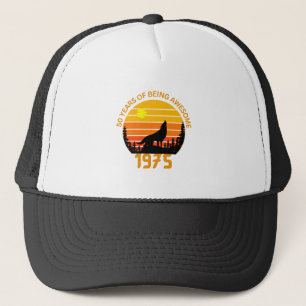 50th birthday 1975 Vintage Trucker Hat