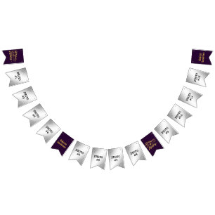 50th Birthday 50 YEARS IN THE MAKING Photo Bunting Flags