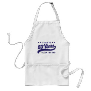 50th Birthday Adult Apron