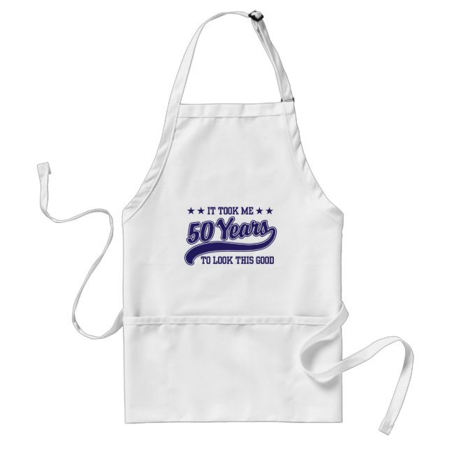 50th Birthday Adult Apron (Front)
