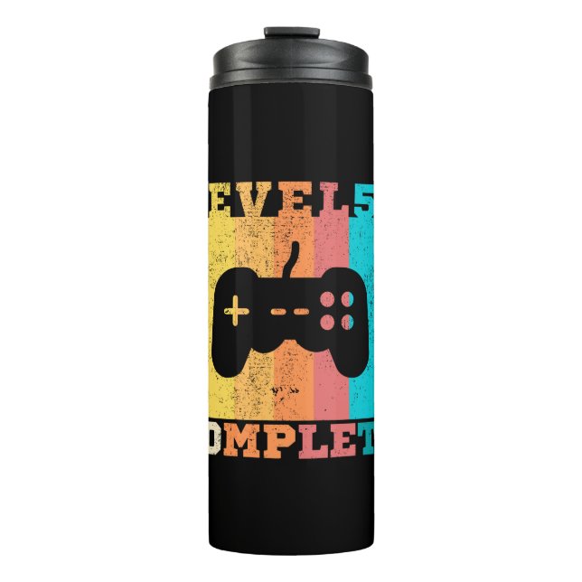 50th Birthday/ Anniversary Level 50 Complete Thermal Tumbler (Front)