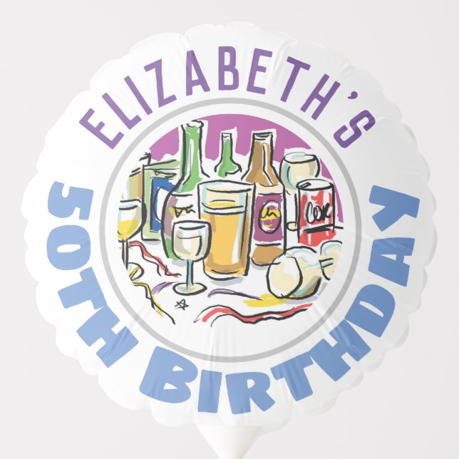 50th Birthday Balloon (Front)