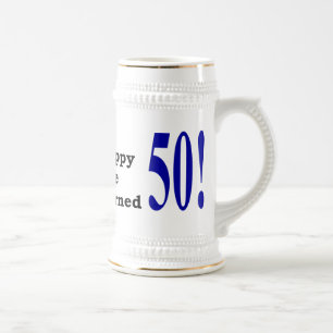 50th Birthday Beer Stein