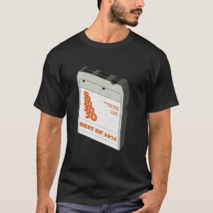 50Th Birthday Best Of 1971 8 Track Tape Retro Vint T-Shirt