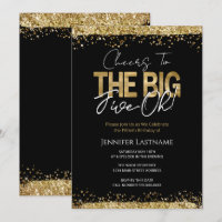 50th Birthday Black and Gold
