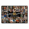 50th Birthday Black Gold 100 Photo Collage