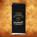50th Birthday Black Gold  Legendary Retro Hershey Bar Favors<br><div class="desc">Vintage Black Gold Elegant Hershey Bar - Personalized 50th Birthday Celebration Favors. Celebrate your milestone 50th birthday with a touch of elegance, class, and sweetness! Our Vintage Black Gold Hershey Bars are the perfect way to make your mark with personalized birthday favors. Every bar boasts a rich and luxurious black...</div>
