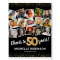 50th Birthday Black Gold Photo Party Foam Board