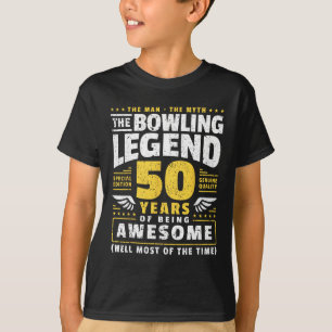 50th Birthday Bowling 50 Years Old Bowler T-Shirt