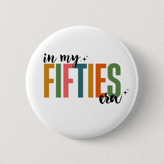 50th Birthday Button (Front)