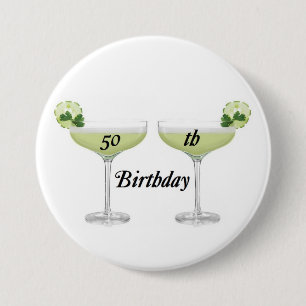 50th Birthday Button