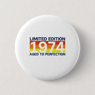 50th Birthday Button