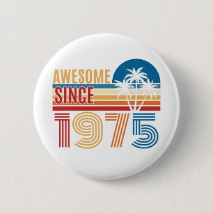 50TH BIRTHDAY BUTTON