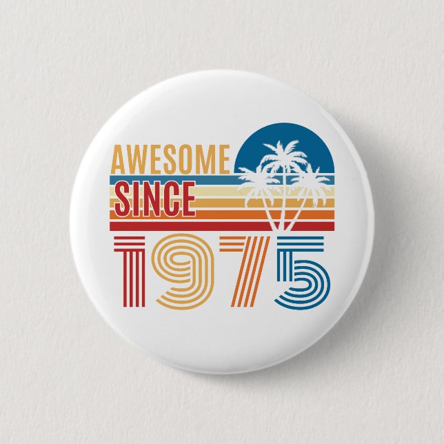 50TH BIRTHDAY BUTTON (Front)