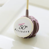 50th Birthday Cake Pops (Front Insitu)