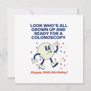 50th Birthday  Card