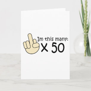 50th Birthday Card