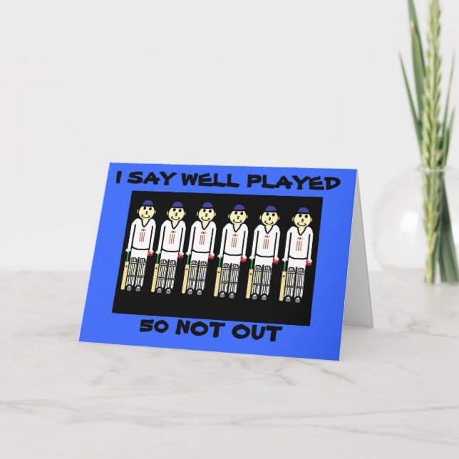 50TH BIRTHDAY CARD (Front)