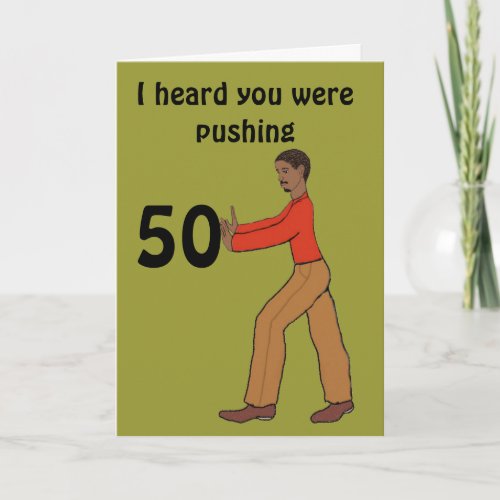 50th birthday Card