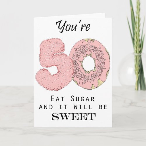 50th Birthday Card 