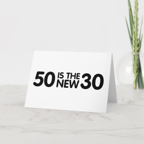 50th birthday card