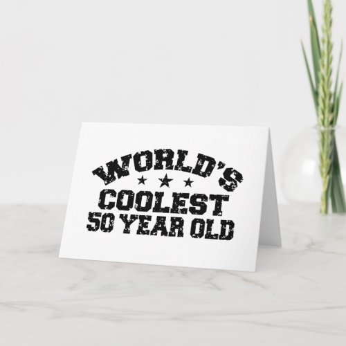 50th Birthday Card