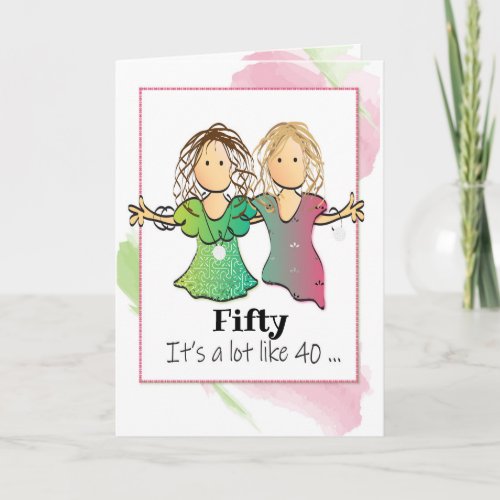 50th Birthday Card for Her _ Snarky and Sassy