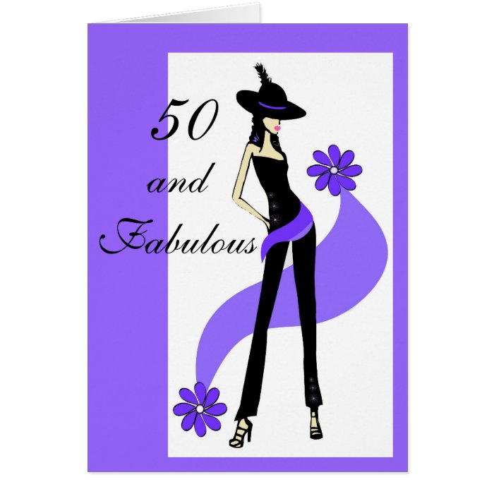 50th Birthday Card for Women