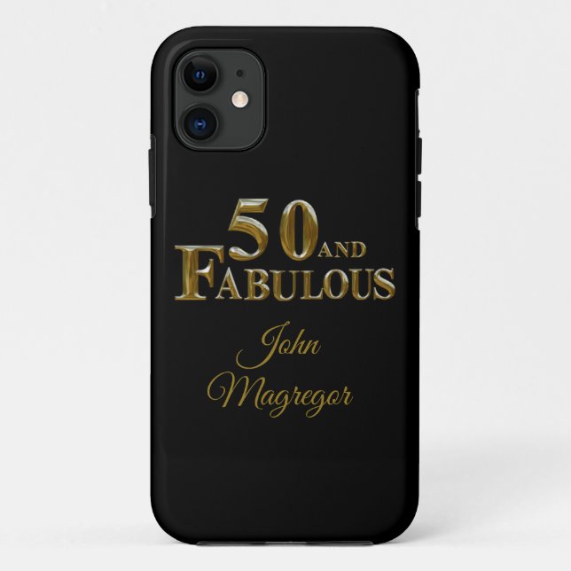 50th Birthday  Case-Mate iPhone Case (Back)