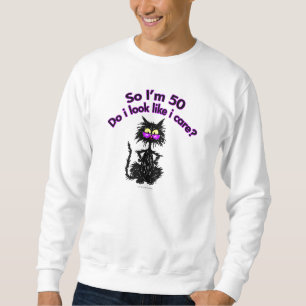50th Birthday Cat Sweatshirt