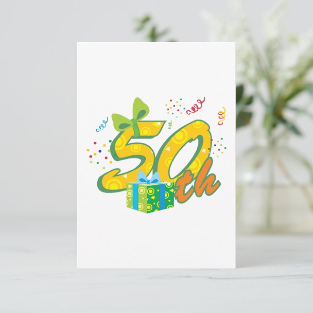 50th Birthday Celebration Invitations (Creator Uploaded)