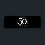 50th Birthday Cigar Seal Label Party Favor / Gift<br><div class="desc">50th Birthday Cigar Seal Label Party - Use as a gift or get as party favors for your guests</div>