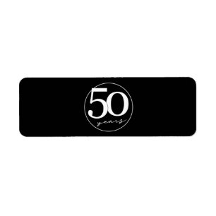 50th Birthday Cigar Seal Label Party Favor / Gift