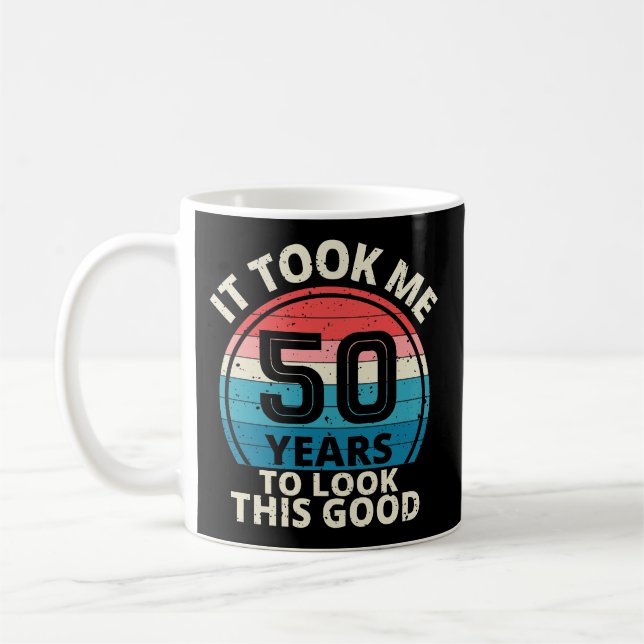 50TH BIRTHDAY COFFEE MUG (Left)