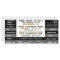 50th Birthday Concert Ticket Party Invitations