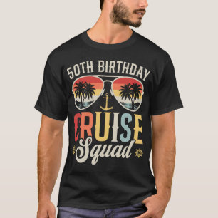 50TH Birthday Cruise Squad Family Matching Men T-Shirt