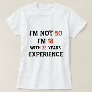 50th Birthday T-Shirts & Shirt Designs | Zazzle