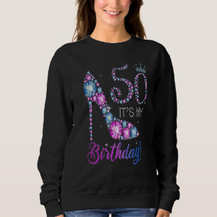 50th Birthday Diamond Crown 50 & Fabulous 50 Years Sweatshirt