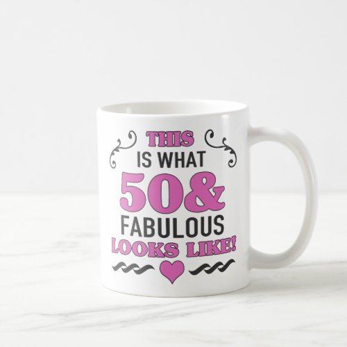 50th Birthday Fabulous Coffee Mug