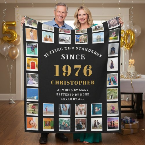 50th Birthday Family Memories Photo Collage 