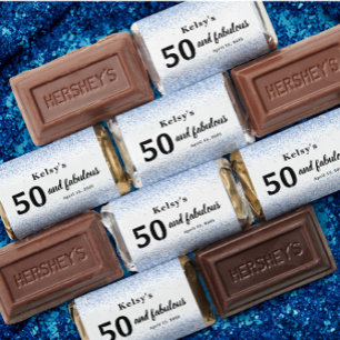50th Birthday Favors Hershey's Miniatures