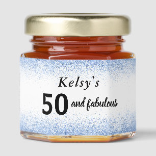 50th Birthday Favors  Honey Jar Favors