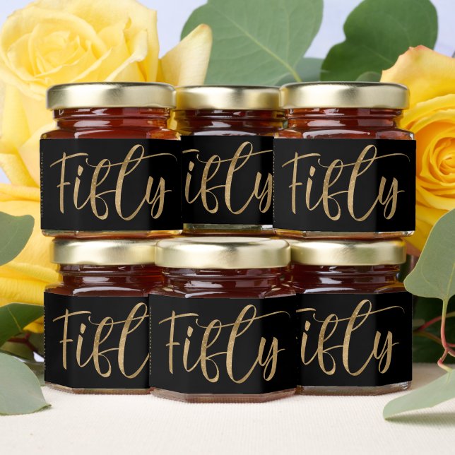 50th Birthday Favors  Honey Jar Favors (Insitu)