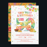 50th Birthday Fiesta Invitation<br><div class="desc">Taco 'Bout a 50th Birthday Fiesta! Celebrate with this festive invitation featuring a large papel picado 50,  tacos,  chips & salsa,  and a margarita! This invite will set the stage for nacho average fiesta!</div>