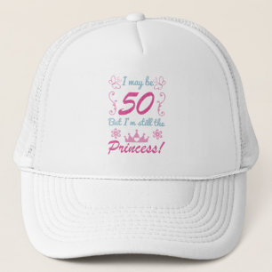 50th Birthday For Princess Trucker Hat