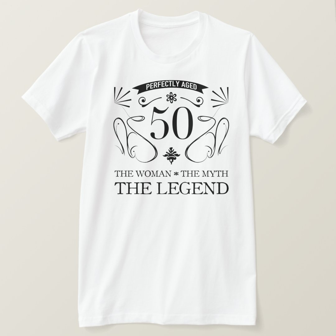 50th Birthday For Women T Shirt Zazzle 1337